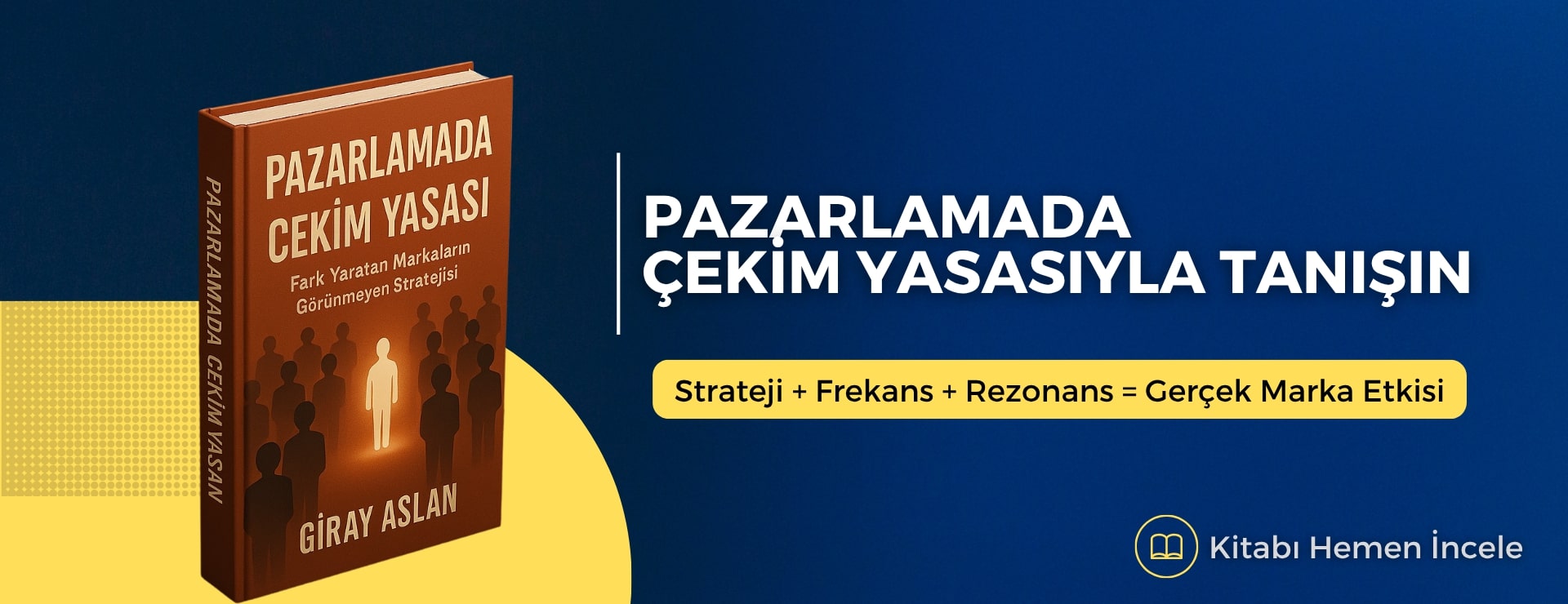 Pazarlamada Çekim Yasası Webinar Bannerı